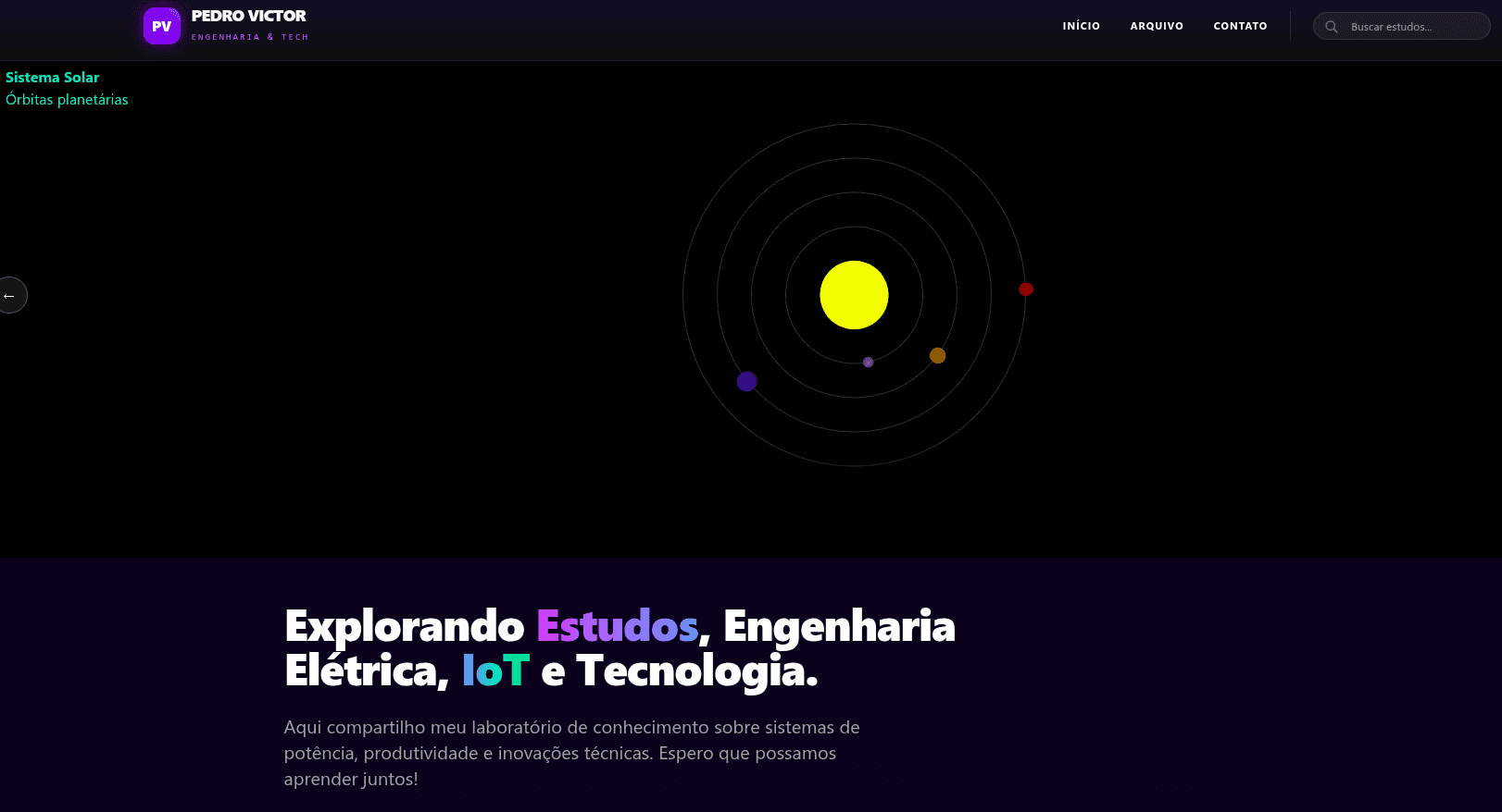 Blog de estudos e projetos